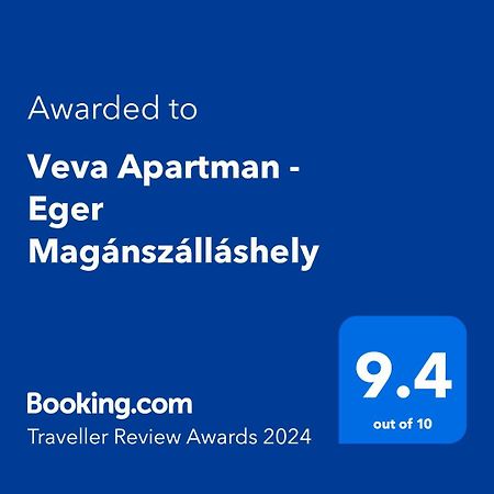 Veva Apartman - Eger Maganszallashely Extérieur photo